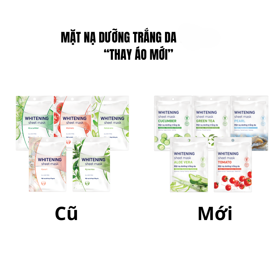 Combo 10 Mặt nạ giấy trắng da Trà Xanh 22ml - Ảnh 3