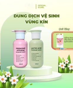 Dung dịch vệ sinh phụ nữ Làm sạch - Khử mùi - Cân bằng độ pH 200ml