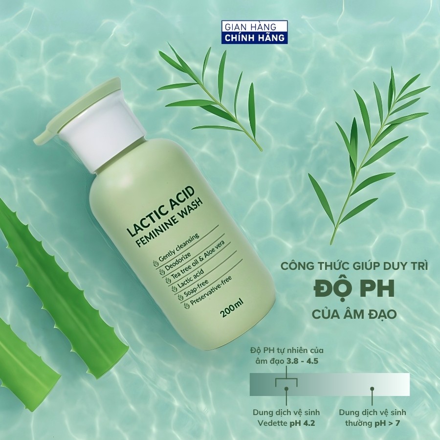 Dung dịch vệ sinh phụ nữ Làm sạch - Khử mùi - Cân bằng độ pH 200ml - Ảnh 5