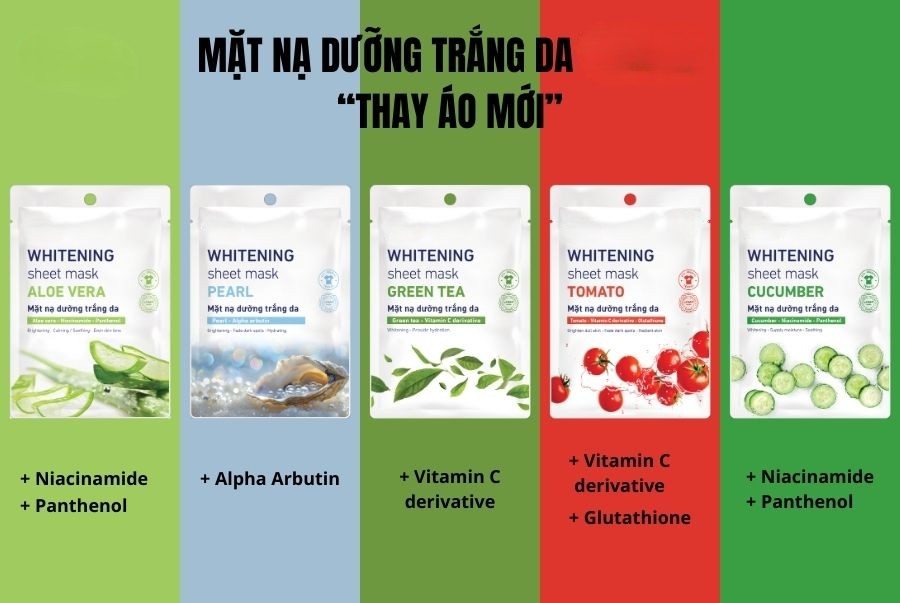 Combo 10 Mặt nạ giấy trắng da Trà Xanh 22ml - Ảnh 4